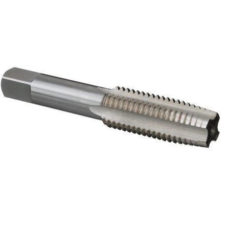 QUALTECH Straight Flute Hand Tap, Series DWT, Imperial, 91618 Thread, Bottoming Chamfer, 4 Flutes, HSS, Br DWT60829